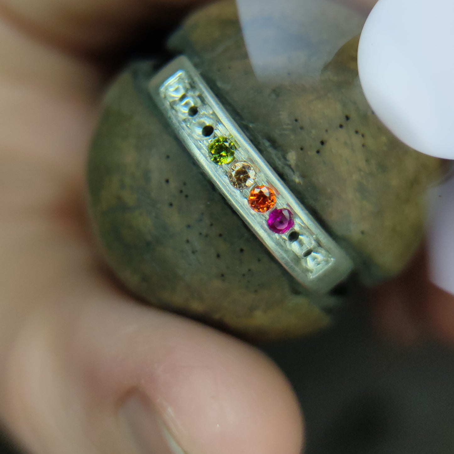 Ring :coloursoflove: | Farbenfroher Memoire-Ring in Silber
