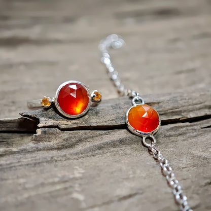 Ring :lava: | Ensemble mit Feuer und handwerklicher Struktur