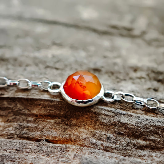Armschmuck :lava: | Warmer Farbverlauf im Rosenschliff