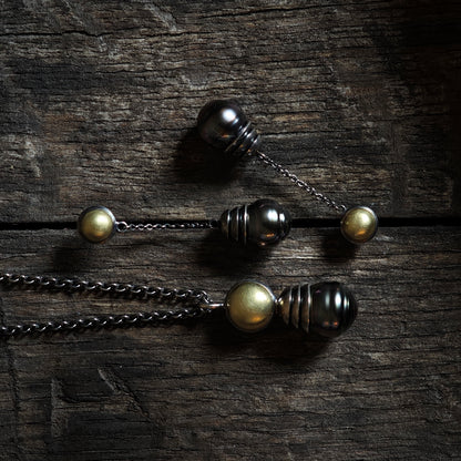 Schmuckset :arcana: | Ohrschmuck & Halsschmuck mit Tahiti-Perlen