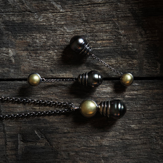 Schmuckset :arcana: | Ohrschmuck & Halsschmuck mit Tahiti-Perlen