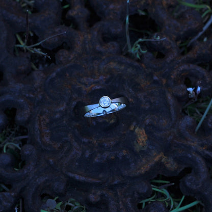 Ring :belle: | Bi-Color Design mit Diamant im Altschliff