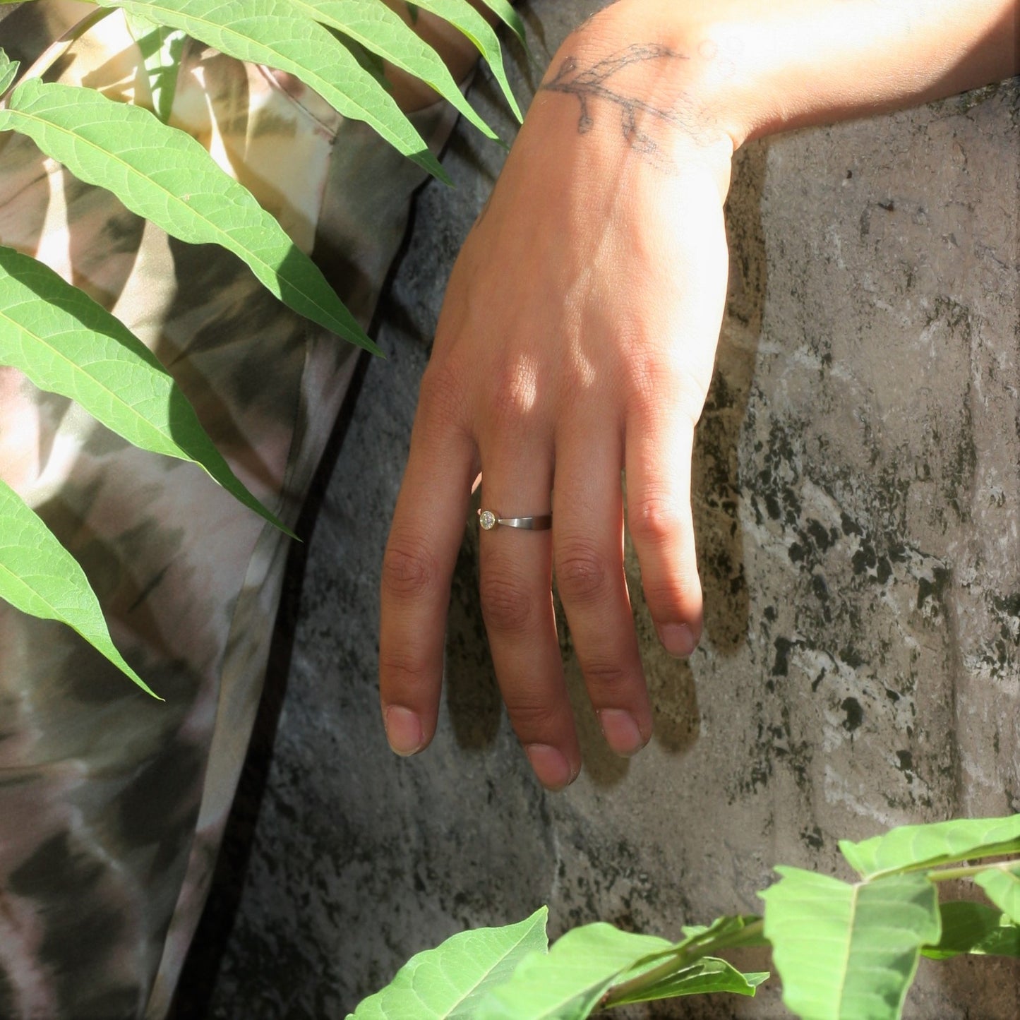 Ring :belle: | Bi-Color Design mit Diamant im Altschliff