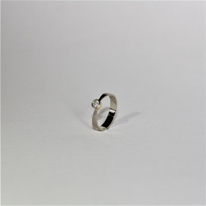 Ring :belle: | Bi-Color Design mit Diamant im Altschliff