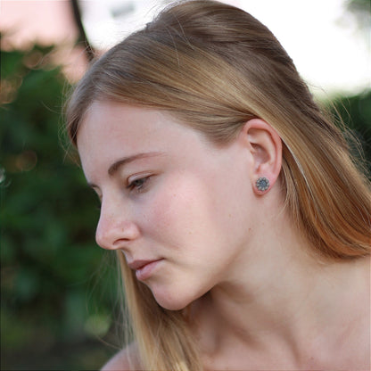 Ohrschmuck :blumenkranz: | Blumiges Highlight mit individueller Farbfläche