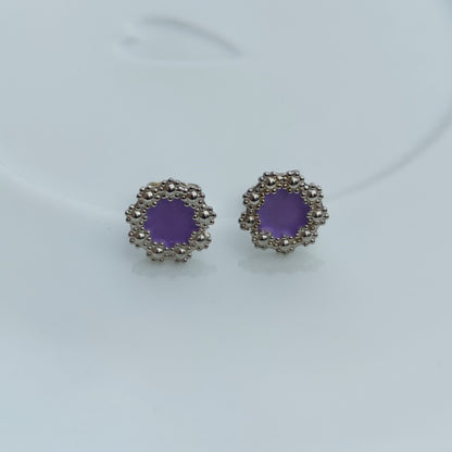 Ohrschmuck :blumenkranz: | Blumiges Highlight mit individueller Farbfläche