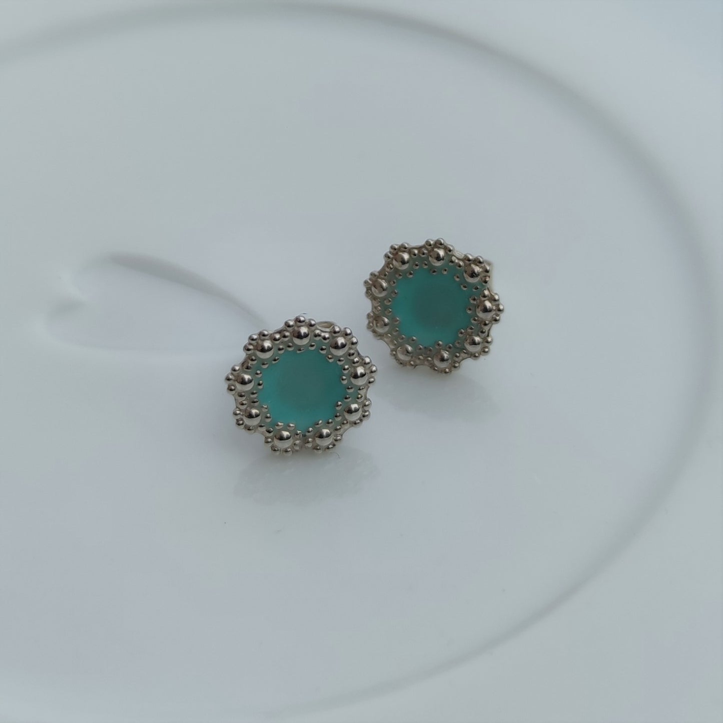 Ohrschmuck :blumenkranz: | Blumiges Highlight mit individueller Farbfläche