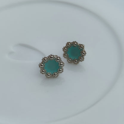 Ohrschmuck :blumenkranz: | Blumiges Highlight mit individueller Farbfläche