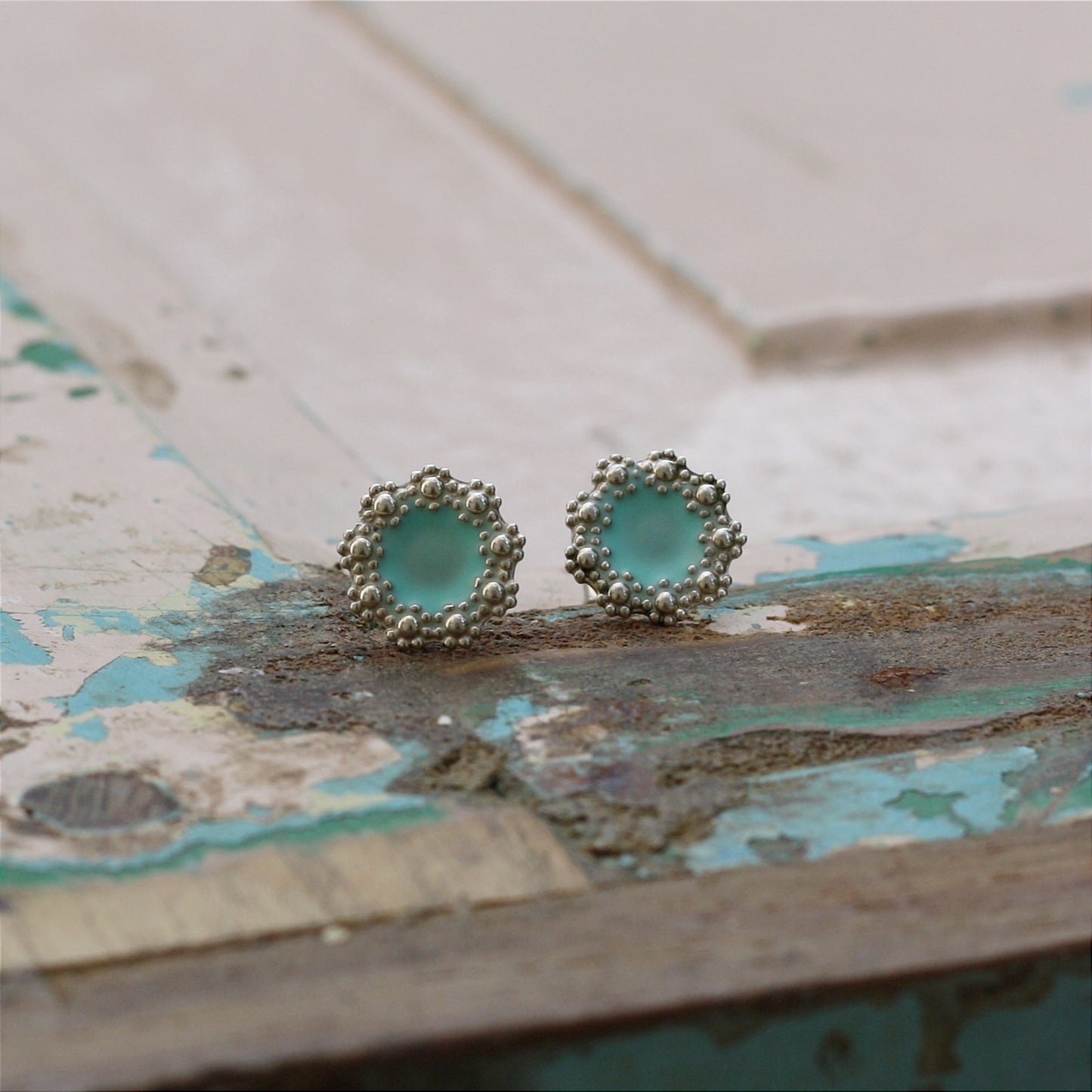 Ohrschmuck :blumenkranz: | Blumiges Highlight mit individueller Farbfläche
