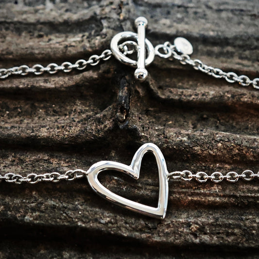 Armschmuck :cara: | Modernes Herzstück in Silber