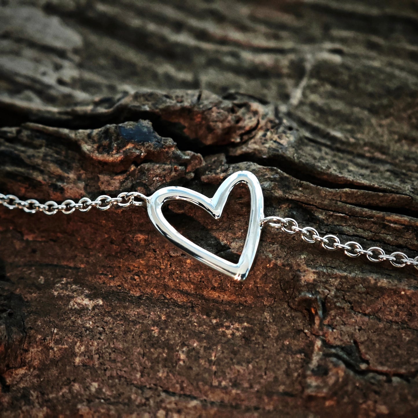 Armschmuck :cara: | Modernes Herzstück in Silber