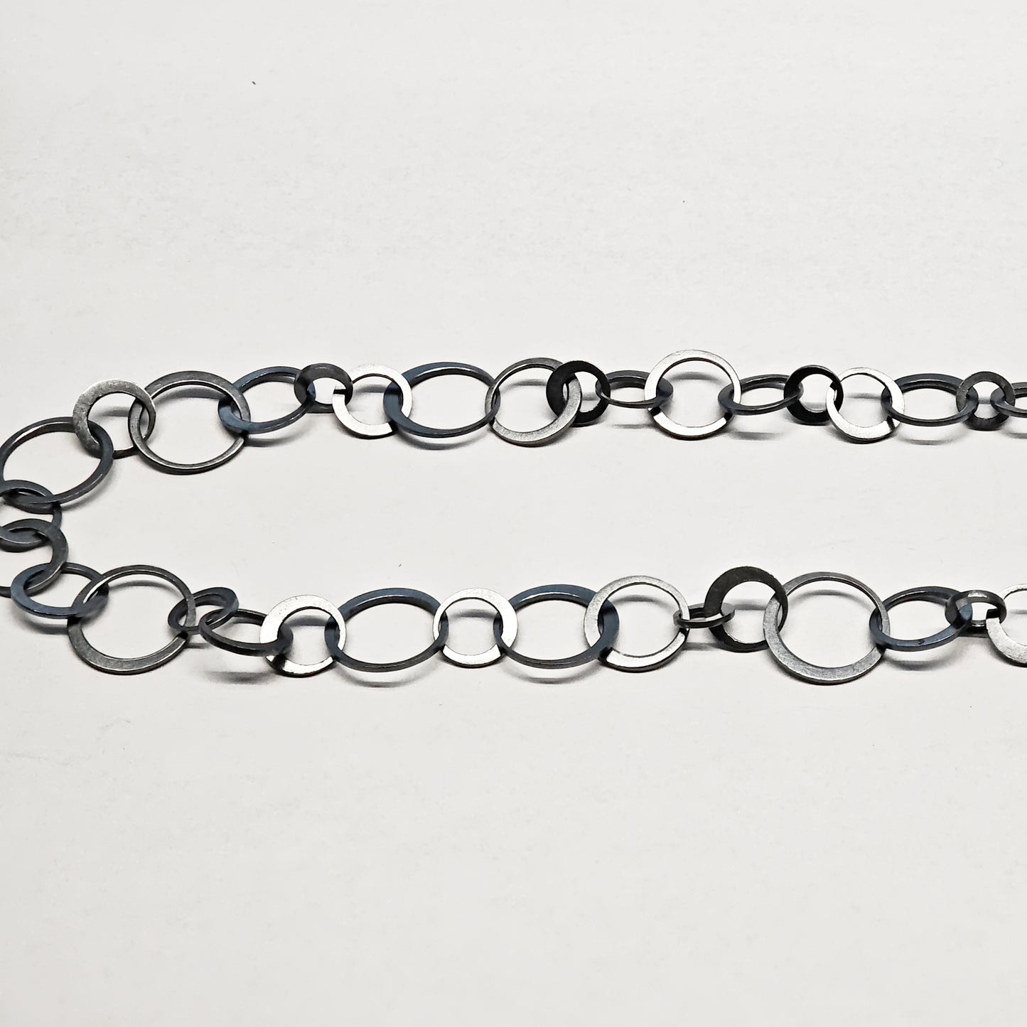 Halsschmuck :circles: | Rhythmus aus oxidiertem Silber