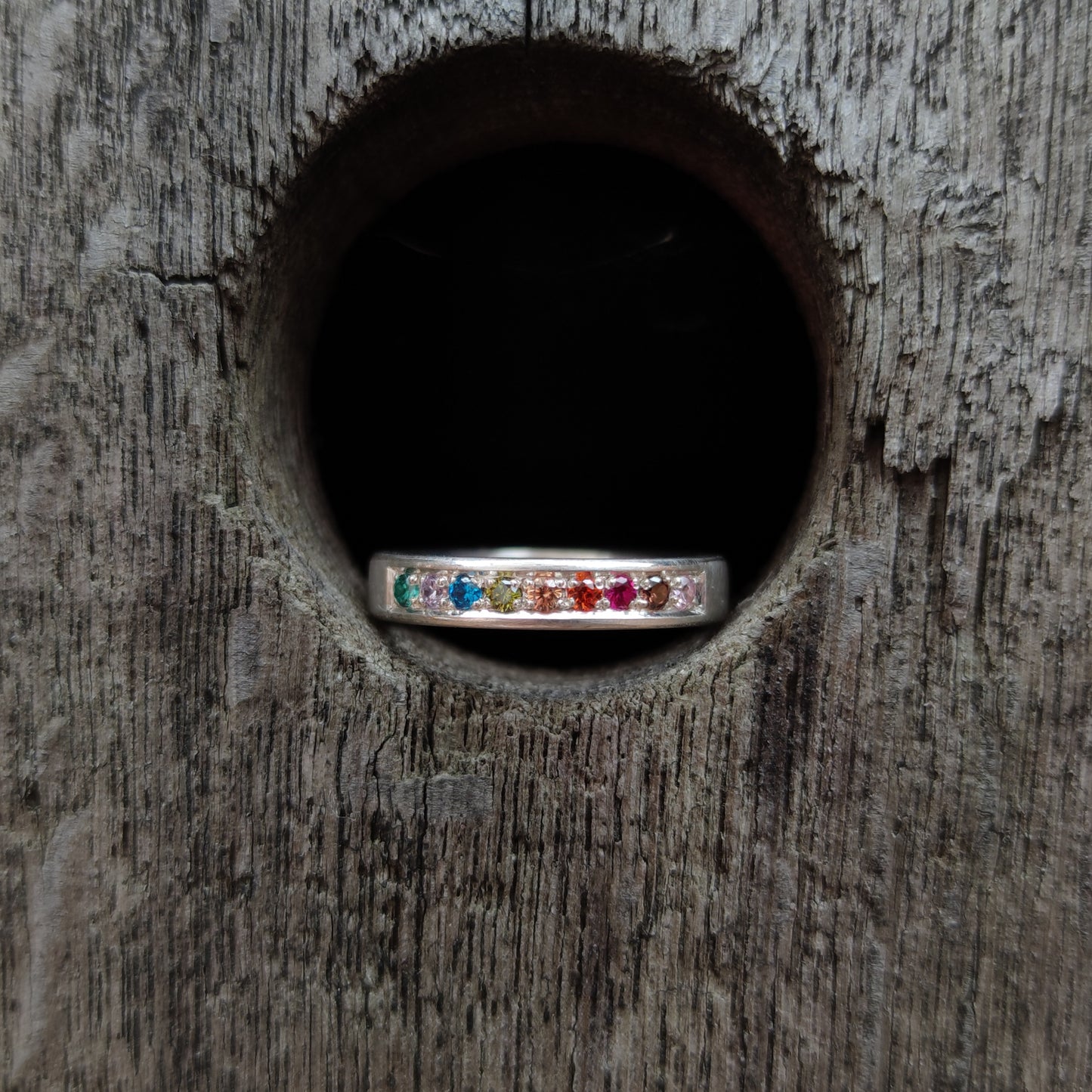 Ring :coloursoflove: | Farbenfroher Memoire-Ring in Silber