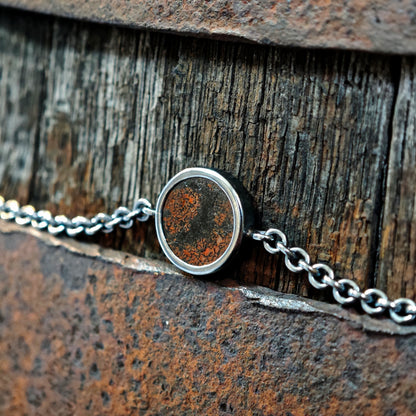 Armschmuck :drago: | Statement mit versteinertem Dino-Knochen