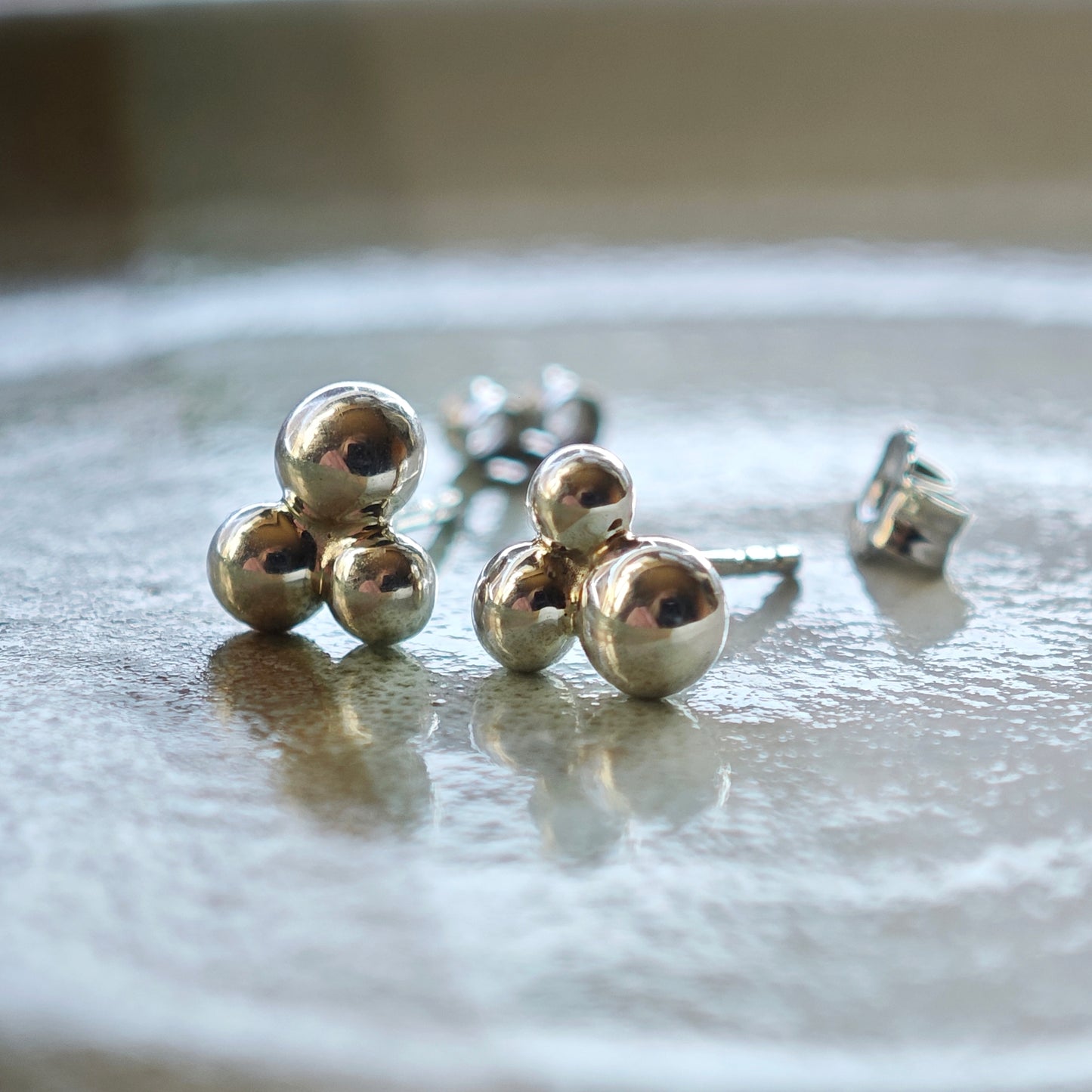 Ohrschmuck :grapes: | Niedliches Trio aus reinem Silber