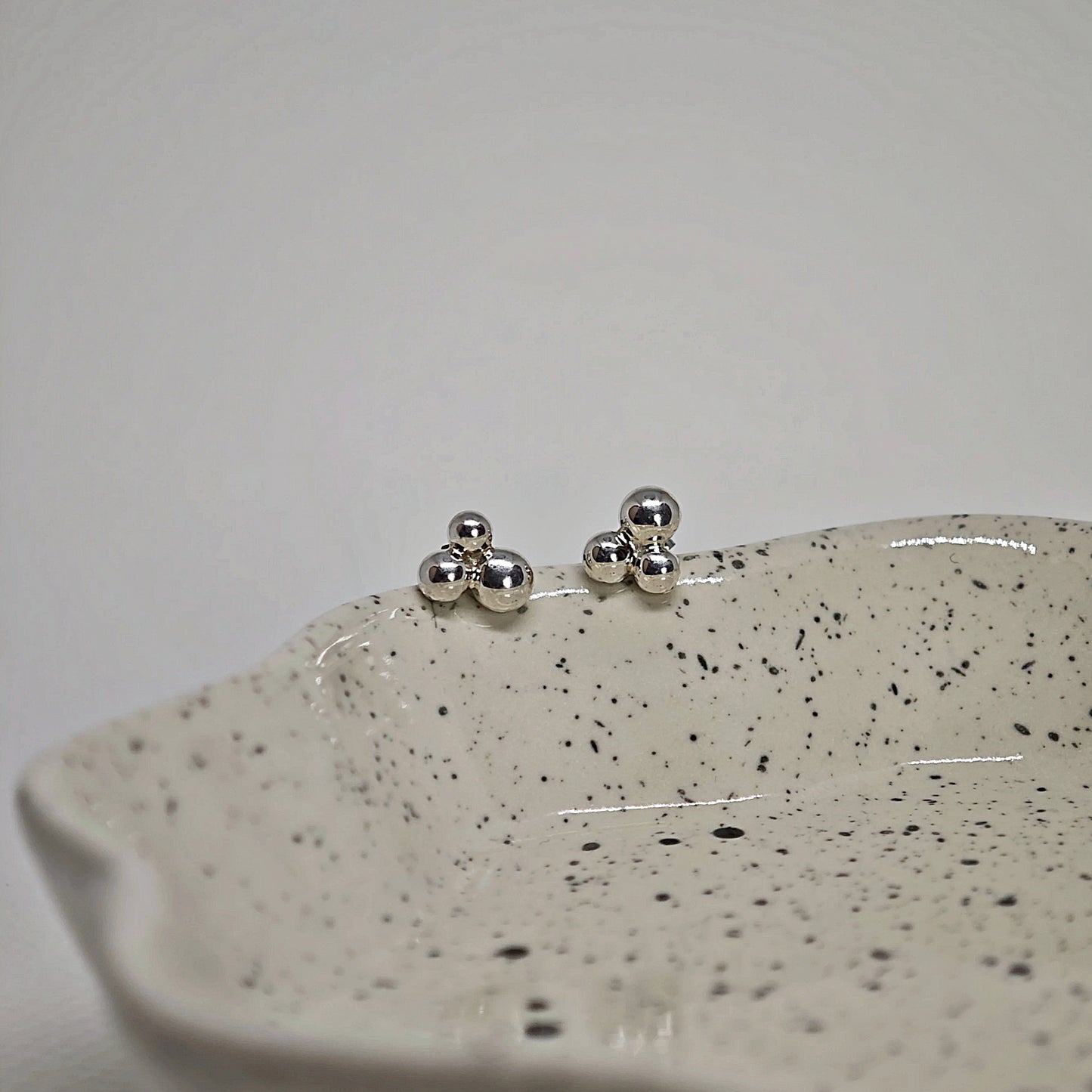 Ohrschmuck :grapes: | Niedliches Trio aus reinem Silber