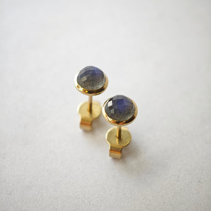 Ohrschmuck :luna: | Tiefgründiges Farbspiel in poliertem Gelbgold