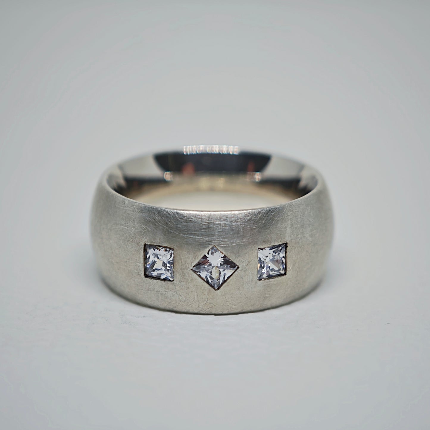 Ring :mosaik: | Breiter Silberring mit klaren Linien