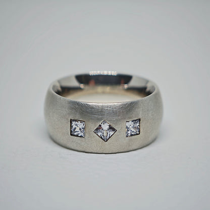 Ring :mosaik: | Breiter Silberring mit klaren Linien