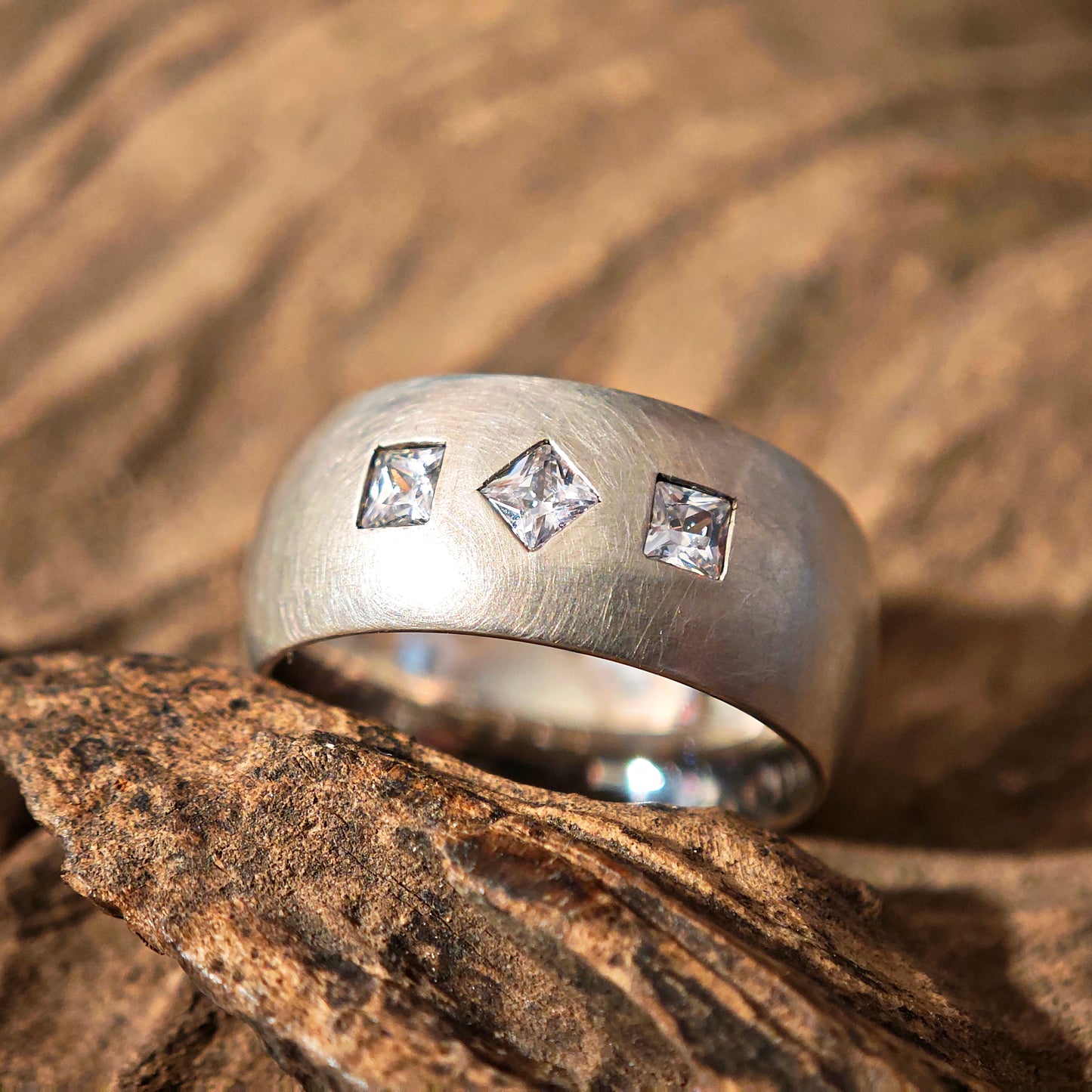 Ring :mosaik: | Breiter Silberring mit klaren Linien