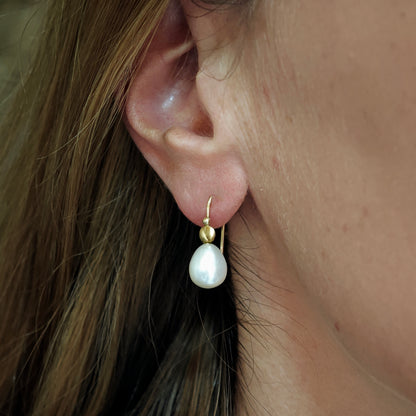 Ohrschmuck :perla: | Klassischer Perlschmuck in Gelbgold