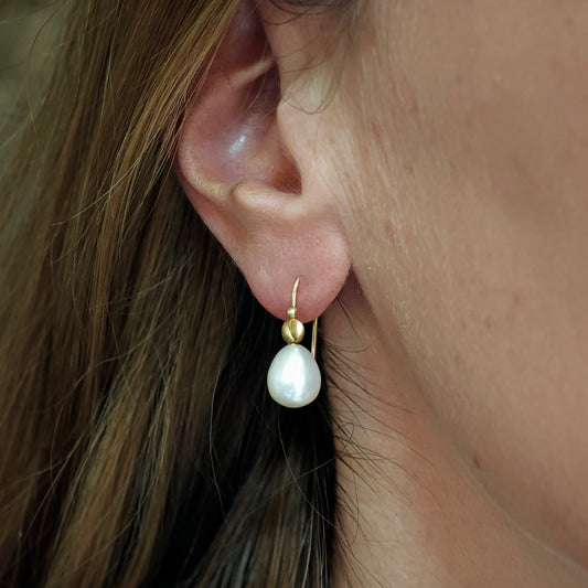 Ohrschmuck :perla: | Klassischer Perlschmuck in Gelbgold