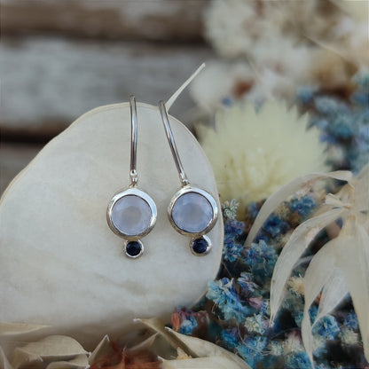 Ohrschmuck :polis: | Ein Zusammenspiel blauer Edelsteine