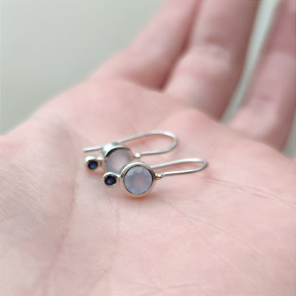 Ohrschmuck :polis: | Ein Zusammenspiel blauer Edelsteine