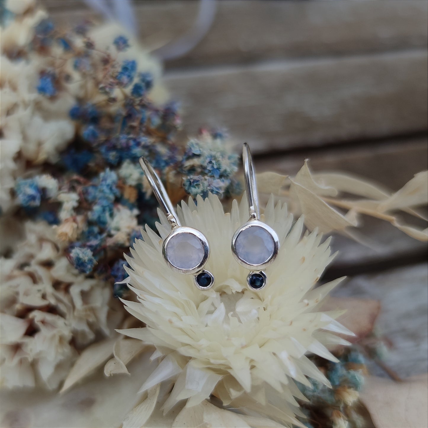 Ohrschmuck :polis: | Ein Zusammenspiel blauer Edelsteine