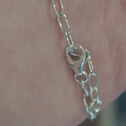 Armschmuck :via+: | Labradorit-Reihe mit Topas-Center-Piece