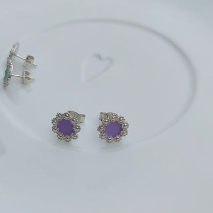 Ohrschmuck :blumenkranz: | Blumiges Highlight mit individueller Farbfläche