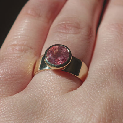 Ring :queen: | Feminines Statementpiece mit Erdbeerquarz