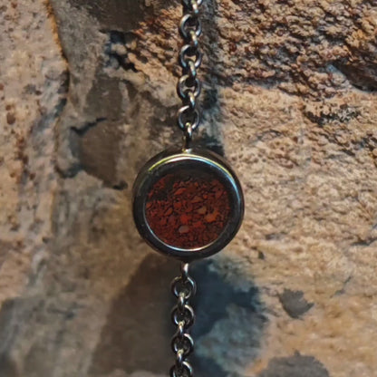 Armschmuck :drago: | Statement mit versteinertem Dino-Knochen