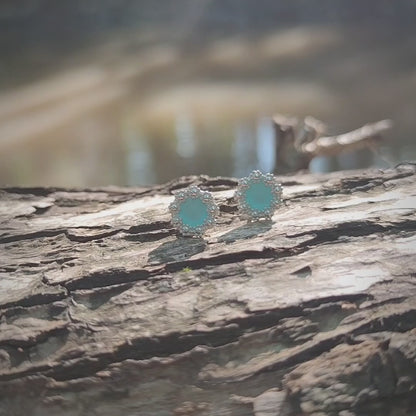 Ohrschmuck :blumenkranz: | Blumiges Highlight mit individueller Farbfläche