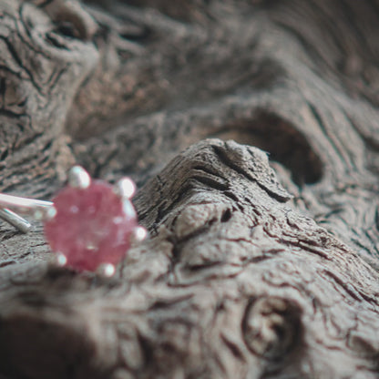 Ohrschmuck :malwina: | Rote Sprenkel in massivem Silber
