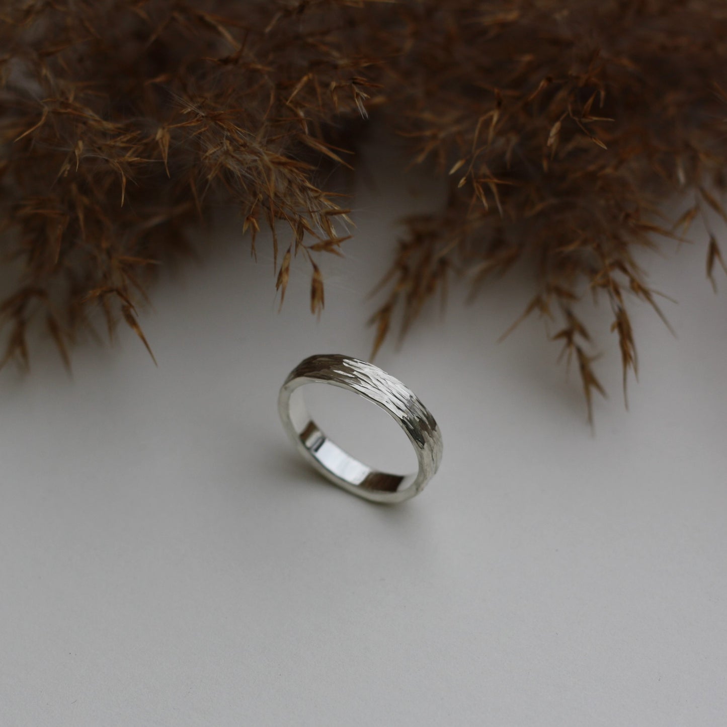 Ring :silberrinde: | Fühlbare Struktur in Silber
