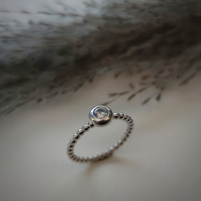Ring :sole: | Sanftes Funkeln in kugeligen Formen