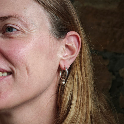 Ohrschmuck :vola: | Wandelbare Eleganz mit handgeschmiedeter Struktur